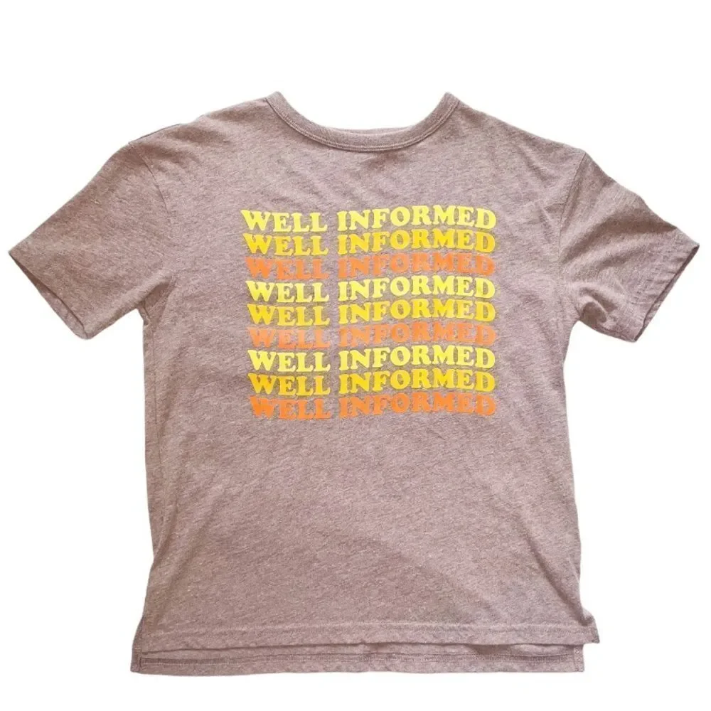 Kids “Well informed” tee - Picture 1 of 3